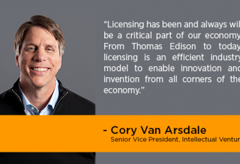 Cory Van Arsdale on licensing, collaboration and the future of patenting